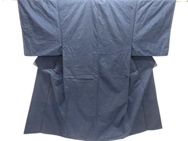 JAPANESE KIMONO / ANTIQUE MENS KIMONO / SILK / TSUMUGI